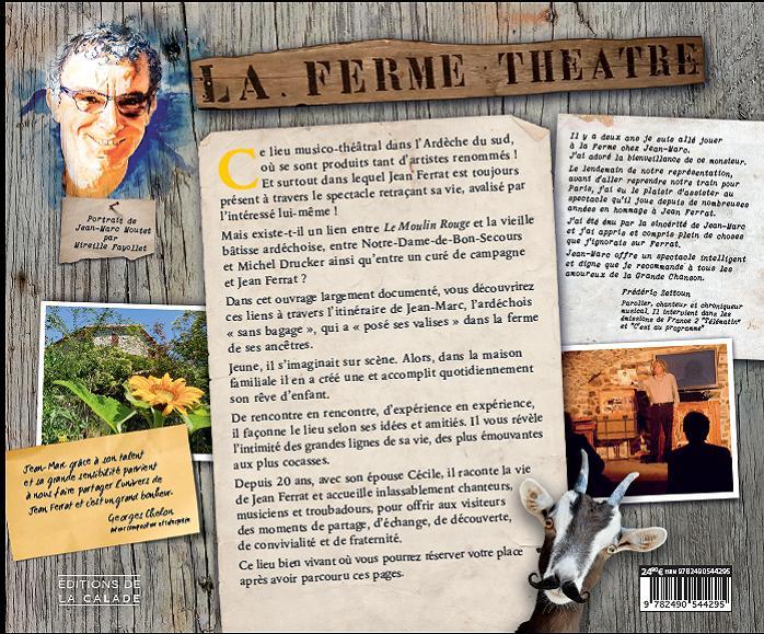 4eme de couverture de la ferme au theatre