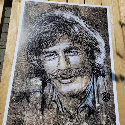 Affiche jean ferrat les amis de l huma 2