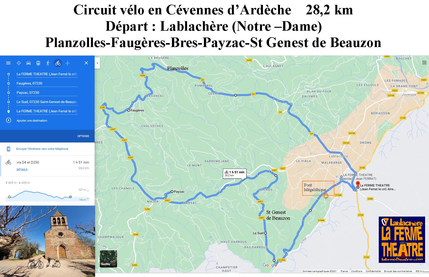 Circuit en cevennes d ardeche