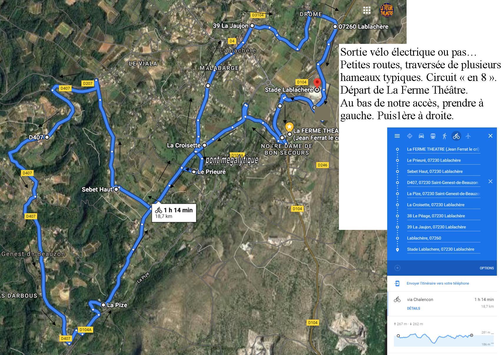 Parcours st genest de beauzon